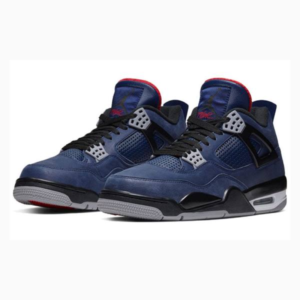 Nike Retro Talvi Loyal Koripallokengät Miesten Air Jordan 4 Sininen | JD-140TE