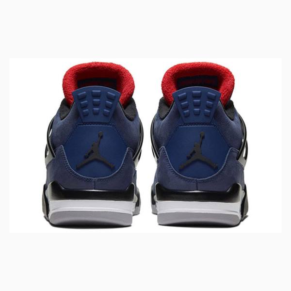 Nike Retro Talvi Loyal Koripallokengät Miesten Air Jordan 4 Sininen | JD-140TE