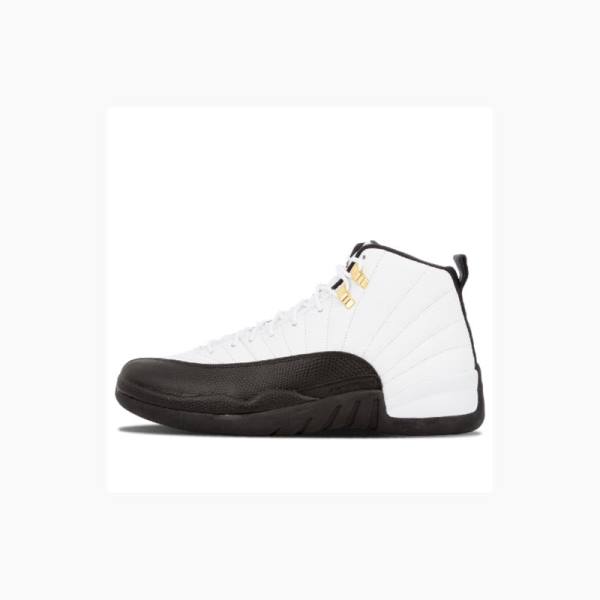 Nike Retro Taxi Koripallokengät Miesten Air Jordan 12 Valkoinen Mustat | JD-657NQ