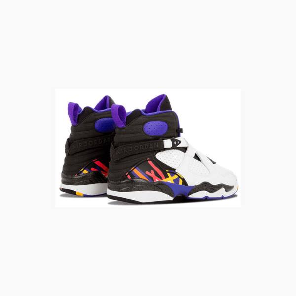 Nike Retro Three Times a Charm Koripallokengät Miesten Air Jordan 8 Valkoinen Mustat | JD-643NR