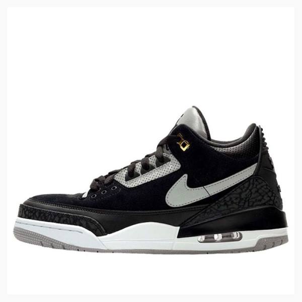 Nike Retro Tinker Cement Koripallokengät Miesten Air Jordan 3 Mustat | JD-536UC