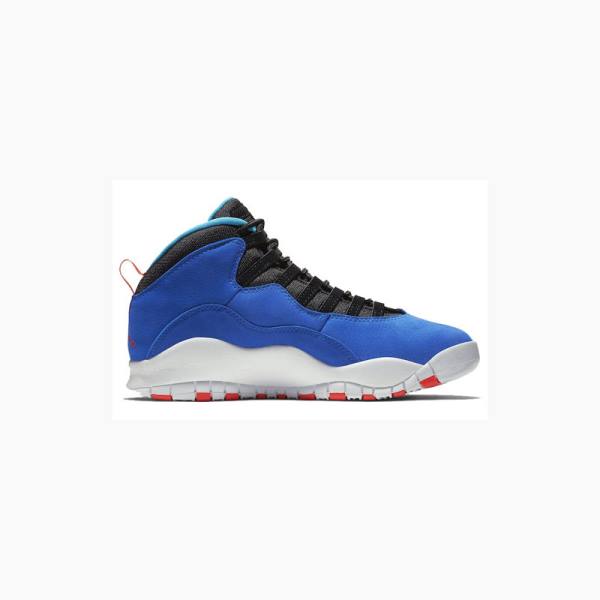 Nike Retro Tinker Koripallokengät Miesten Air Jordan 10 Sininen Valkoinen | JD-576TM
