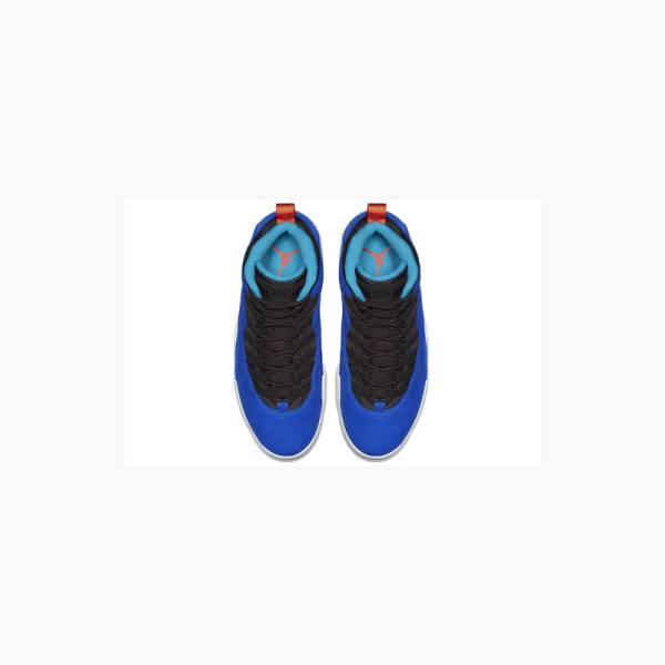 Nike Retro Tinker Koripallokengät Miesten Air Jordan 10 Sininen Valkoinen | JD-576TM