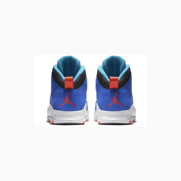 Nike Retro Tinker Koripallokengät Miesten Air Jordan 10 Sininen Valkoinen | JD-576TM
