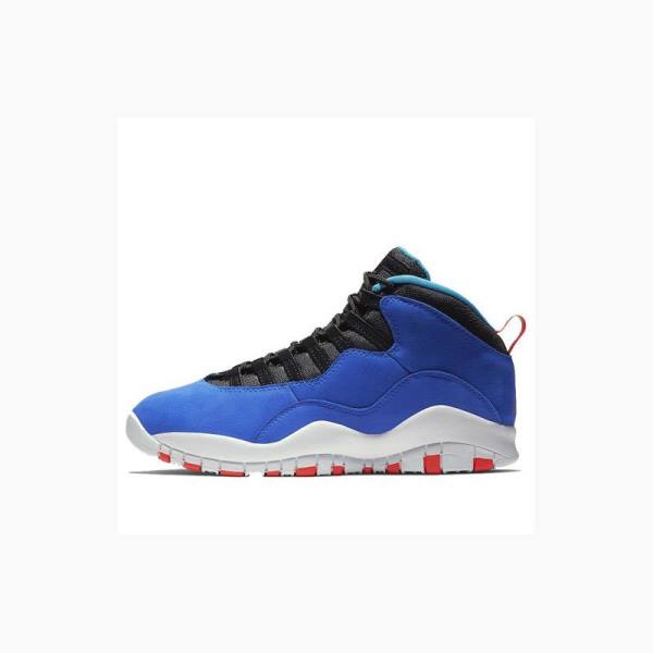 Nike Retro Tinker Koripallokengät Miesten Air Jordan 10 Sininen Valkoinen | JD-576TM