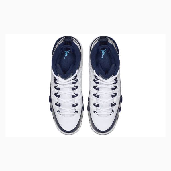 Nike Retro UNC Koripallokengät Miesten Air Jordan 9 Valkoinen Sininen | JD-206SC