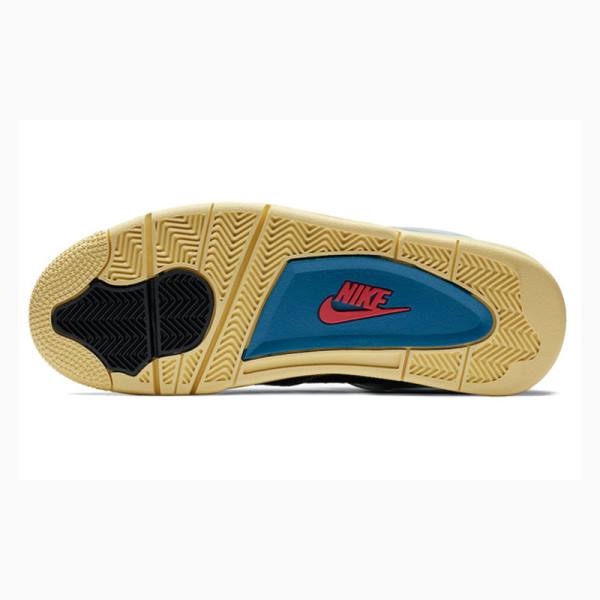 Nike Retro Union Off Noir Koripallokengät Miesten Air Jordan 4 Mustat Sininen | JD-237JU