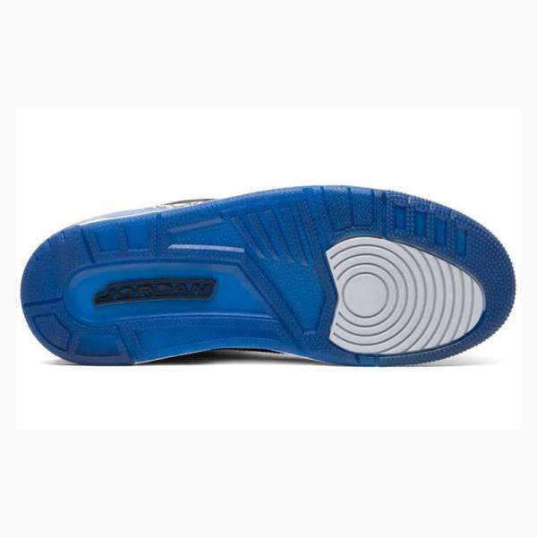 Nike Retro Urheilu Koripallokengät Miesten Air Jordan 3 Mustat Harmaat Sininen | JD-207SE