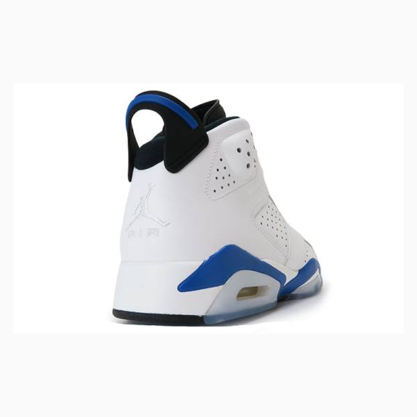 Nike Retro Urheilu Koripallokengät Miesten Air Jordan 6 Valkoinen Sininen | JD-810KB