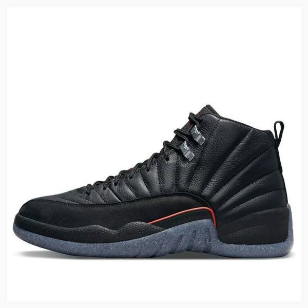 Nike Retro Utility Grind Koripallokengät Miesten Air Jordan 12 Mustat | JD-789BW