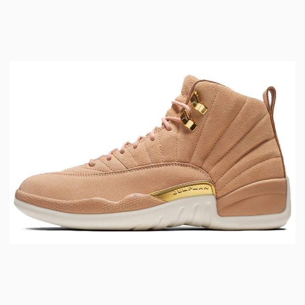 Nike Retro Vachetta Tan Koripallokengät Naisten Air Jordan 12 Ruskea | JD-056SW
