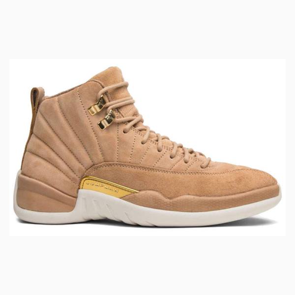 Nike Retro Vachetta Tan Koripallokengät Naisten Air Jordan 12 Ruskea | JD-056SW