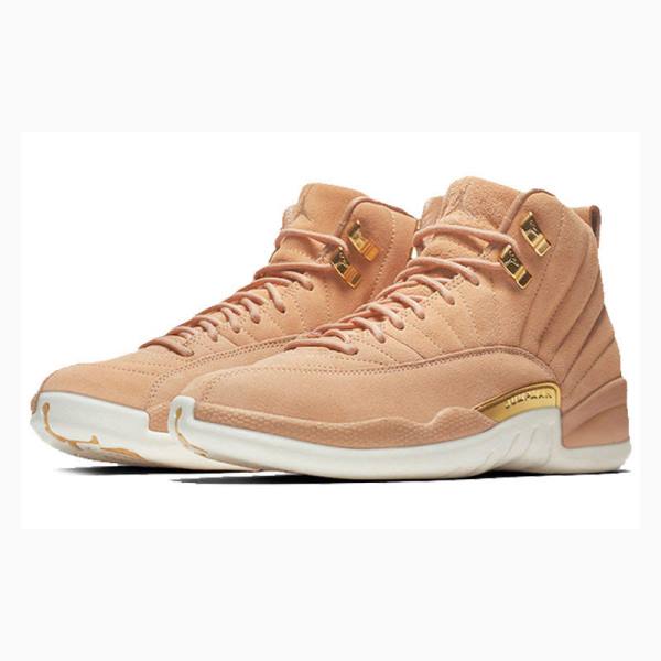 Nike Retro Vachetta Tan Koripallokengät Naisten Air Jordan 12 Ruskea | JD-056SW