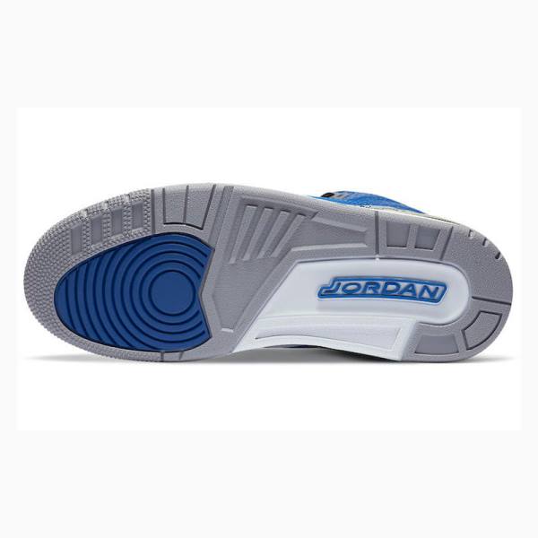 Nike Retro Varsity Royal Koripallokengät Miesten Air Jordan 3 Sininen Harmaat | JD-351ID