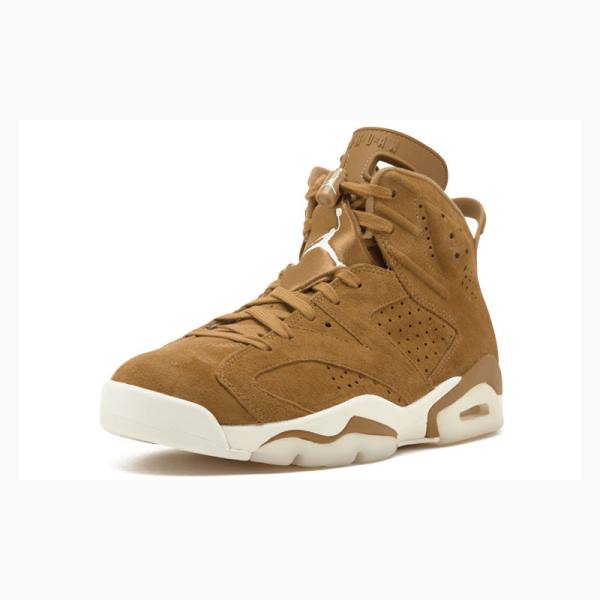 Nike Retro Wheat Koripallokengät Miesten Air Jordan 6 Ruskea | JD-027NC