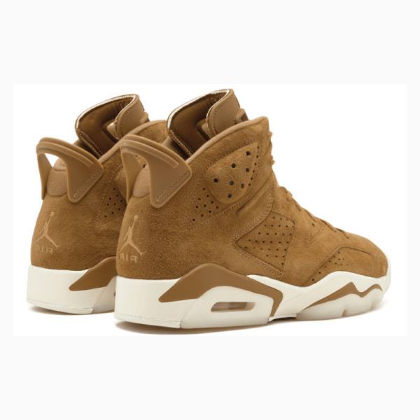 Nike Retro Wheat Koripallokengät Miesten Air Jordan 6 Ruskea | JD-027NC