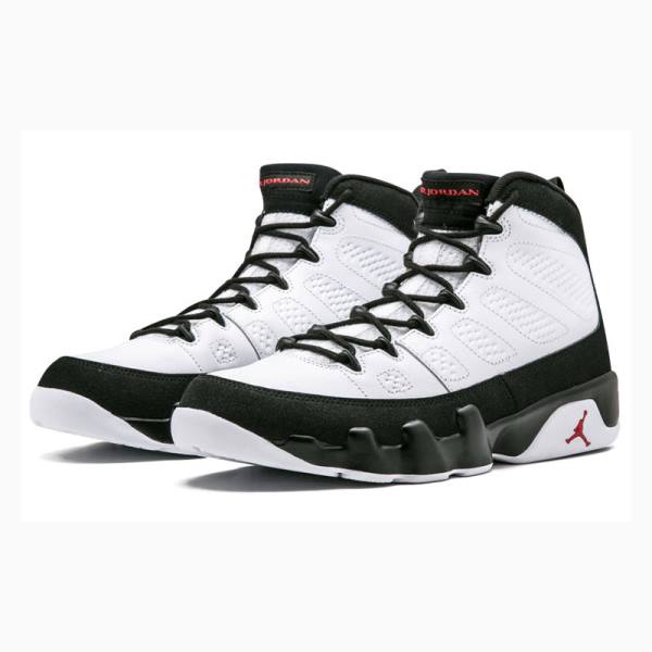 Nike Retro Worldwide Appeal Koripallokengät Miesten Air Jordan 9 Valkoinen Mustat | JD-729SB