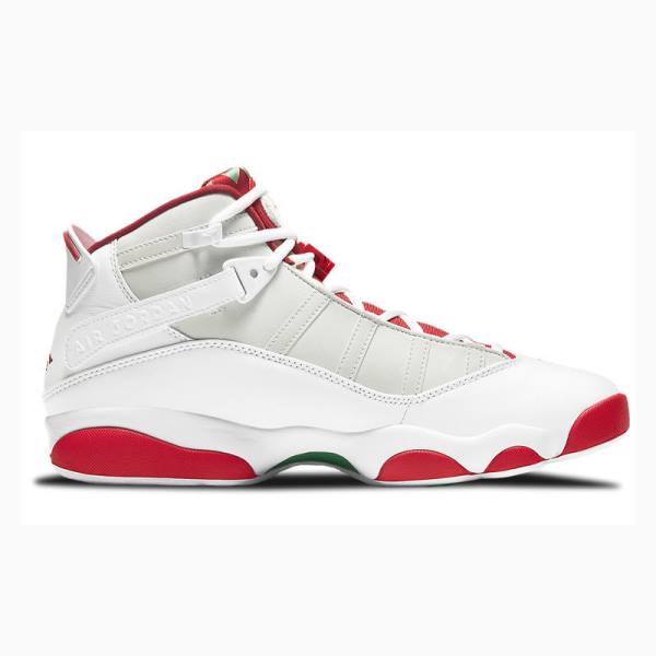 Nike Rings Hare Six Champions Koripallokengät Miesten Air Jordan 6 Valkoinen Punainen | JD-523NE