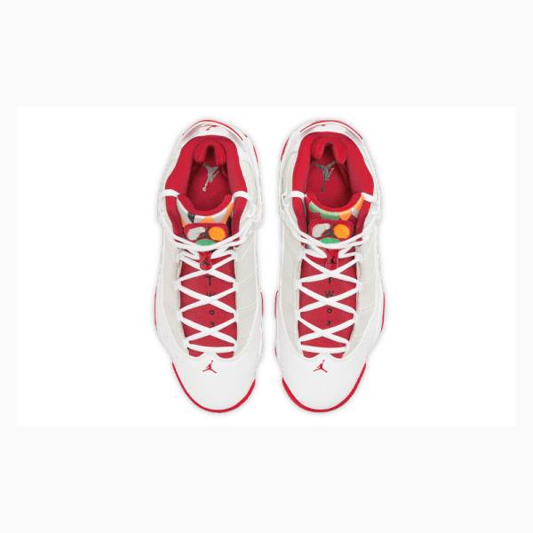 Nike Rings Hare Six Champions Koripallokengät Miesten Air Jordan 6 Valkoinen Punainen | JD-523NE