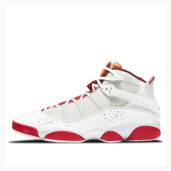 Nike Rings Hare Six Champions Koripallokengät Miesten Air Jordan 6 Valkoinen Punainen | JD-523NE