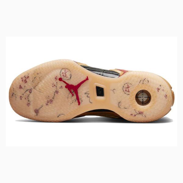 Nike Rui Hachimura Koripallokengät Miesten Air Jordan 36 Kultaiset Punainen | JD-736CL