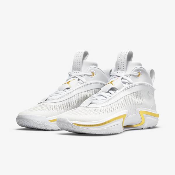 Nike SE Glory Miesten Air Jordan 36 Valkoinen Mustat Kultaiset | NK761MPL