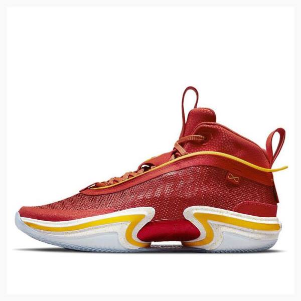 Nike SE PF Guo Ailun Koripallokengät Miesten Air Jordan 36 Punainen Keltainen | JD-768WM