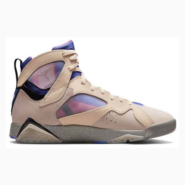 Nike SE Sapphire Koripallokengät Miesten Air Jordan 7 Khaki Sininen | JD-861VB