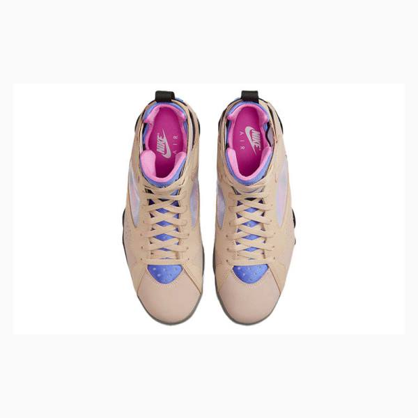 Nike SE Sapphire Koripallokengät Miesten Air Jordan 7 Khaki Sininen | JD-861VB