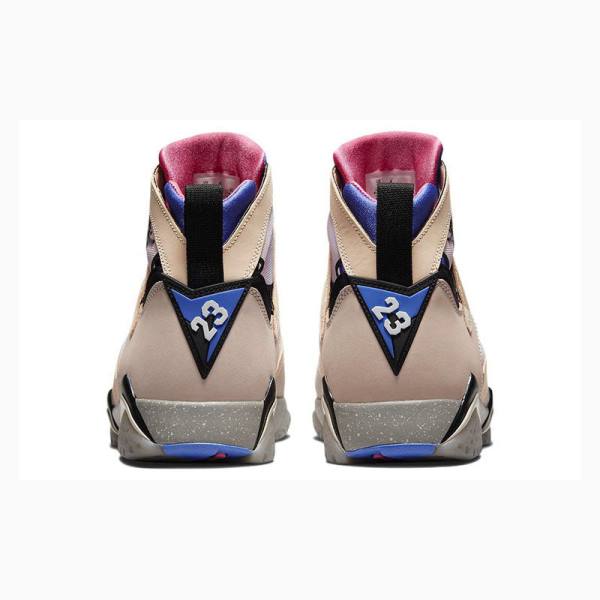Nike SE Sapphire Koripallokengät Miesten Air Jordan 7 Khaki Sininen | JD-861VB