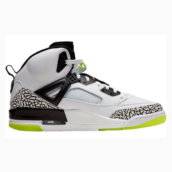 Nike Spizike Volt Koripallokengät Miesten Air Jordan Valkoinen Mustat Vihreä | JD-930VN