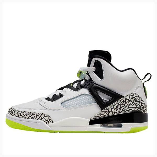 Nike Spizike Volt Koripallokengät Miesten Air Jordan Valkoinen Mustat Vihreä | JD-930VN