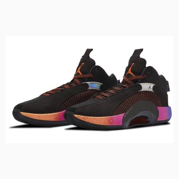 Nike Sunset Koripallokengät Miesten Air Jordan 35 Mustat Oranssi | JD-172VS