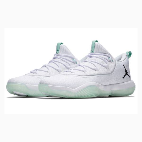 Nike SuperFly Low PF Tennarit Naisten Air Jordan Valkoinen Vihreä | JD-201IU