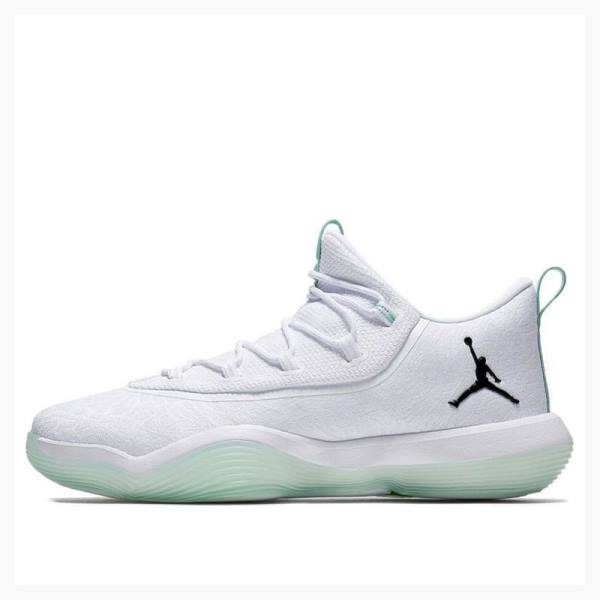 Nike SuperFly Low PF Tennarit Naisten Air Jordan Valkoinen Vihreä | JD-201IU