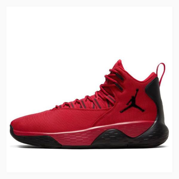 Nike Super Fly MVP PF Black Red Koripallokengät Miesten Air Jordan Punainen Mustat | JD-698VM
