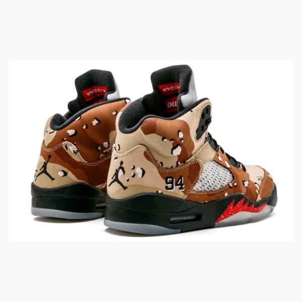 Nike Supreme x Air Jordan 5 Retro Koripallokengät Miesten Air Jordan 5 Monivärinen | JD-452OR