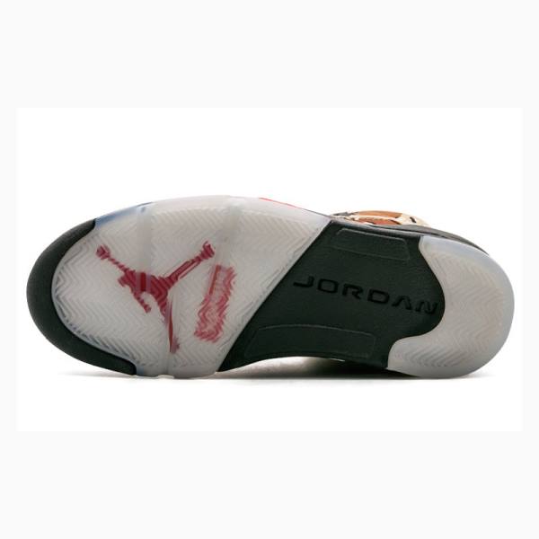 Nike Supreme x Air Jordan 5 Retro Koripallokengät Miesten Air Jordan 5 Monivärinen | JD-452OR