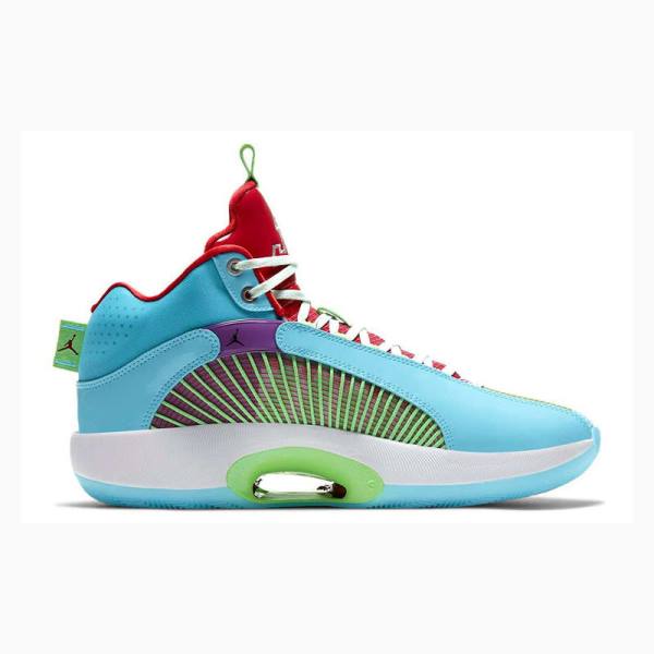 Nike WIP PF Fury Koripallokengät Miesten Air Jordan 35 Sininen Punainen | JD-370KU