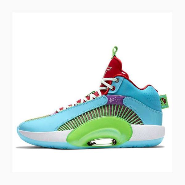 Nike WIP PF Fury Koripallokengät Miesten Air Jordan 35 Sininen Punainen | JD-370KU