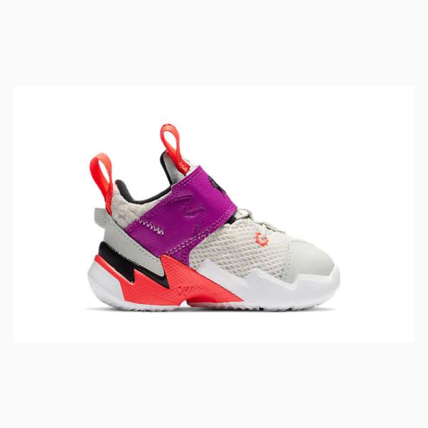 Nike Why Not Zer03 SE 3 TD Koripallokengät Naisten Air Jordan Harmaat Violetit Punainen | JD-534PZ