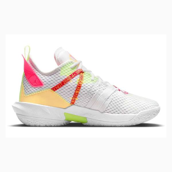 Nike Why Not Zer0.4 PF 4 Koripallokengät Miesten Air Jordan Valkoinen Pinkki Beige | JD-138GR