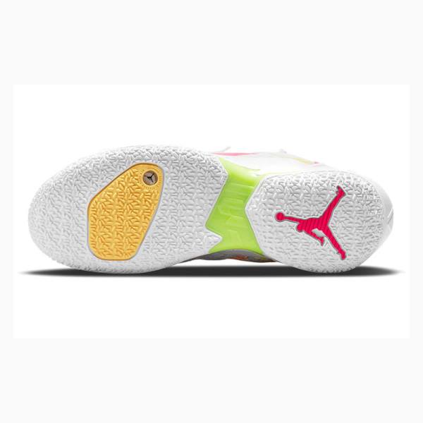Nike Why Not Zer0.4 PF 4 Koripallokengät Miesten Air Jordan Valkoinen Pinkki Beige | JD-138GR