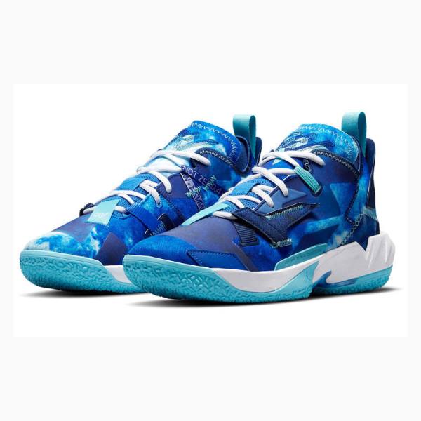 Nike Why Not Zer0.4 PF Trust And Loyalty Koripallokengät Miesten Air Jordan Sininen Laivastonsininen | JD-482ZS