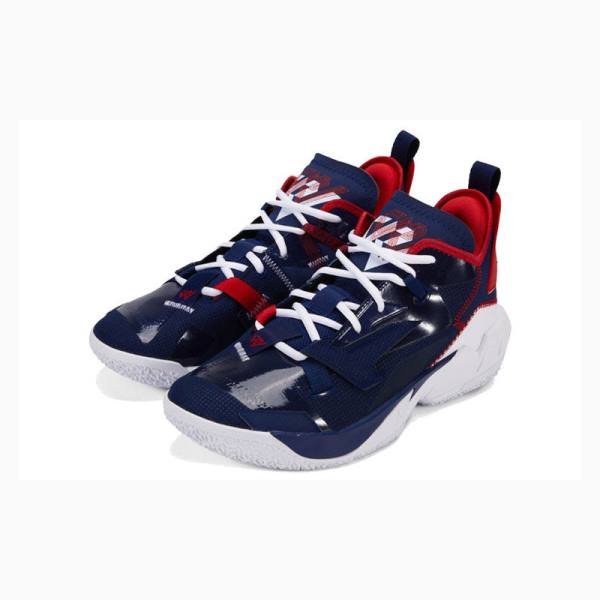 Nike Why Not Zer0.4 PF Void Koripallokengät Miesten Air Jordan Sininen Punainen | JD-729QU