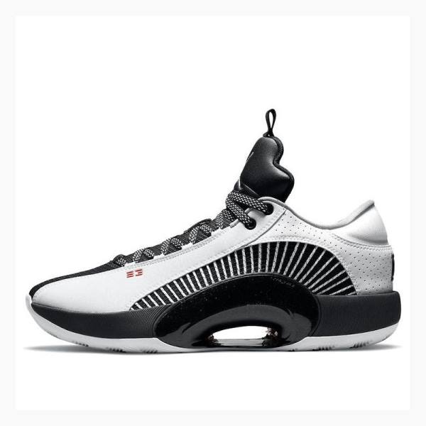 Nike XXXV Low Tennarit Miesten Air Jordan 35 Mustat Valkoinen Punainen | JD-213GW