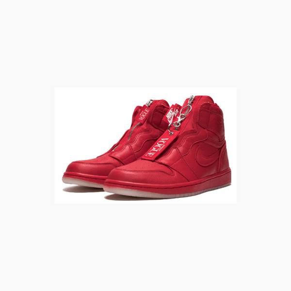 Nike X Anna Wintour Retro High Zip AWOK Koripallokengät Naisten Air Jordan 1 Punainen | JD-047EK