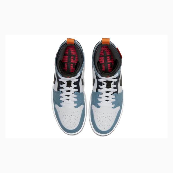 Nike X Facetasm Mid Fearless Koripallokengät Miesten Air Jordan 1 Sininen Mustat | JD-573UJ