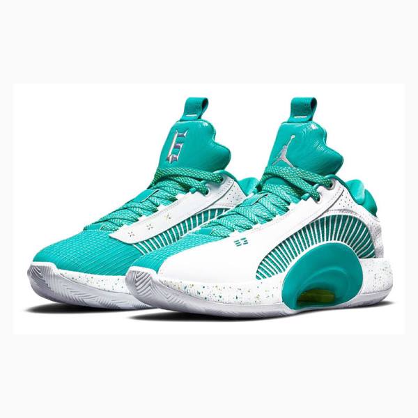 Nike X Guo Ailun Low PF Jade Tennarit Miesten Air Jordan 35 Vihreä | JD-250PT