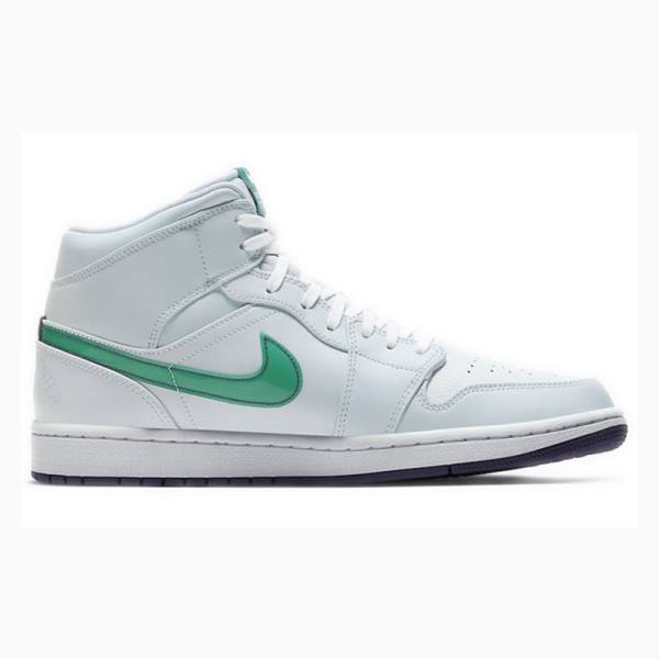 Nike X Luka Doncic Mid SE Pregame Pack Mindfulness Koripallokengät Miesten Air Jordan 1 Valkoinen Vihreä | JD-308SG